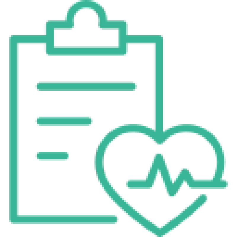 gym-control-of-exercises-with-a-list-on-a-clipboard-and-heart-beats